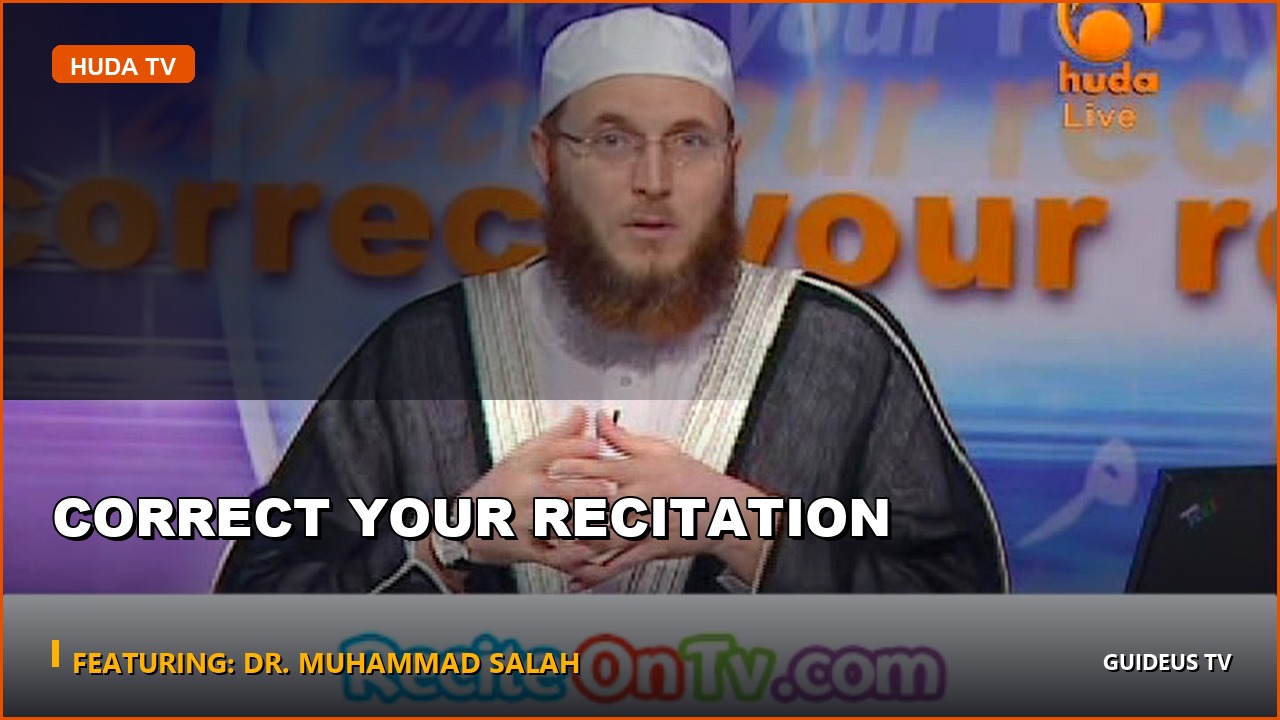 Correct Your Recitation