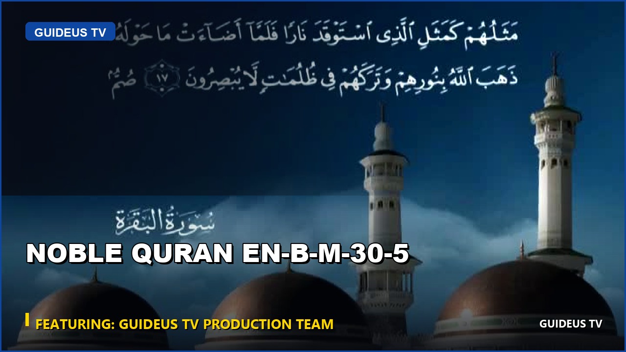 Noble Quran EN B M 30 5